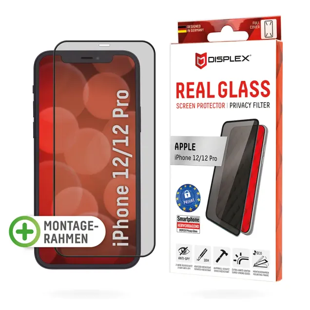 Displex Privacy Glass FC Apple iPhone 12/12 Pro Transparent