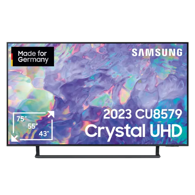 Samsung 43 Crystal UHD 4K CU8579 Schwarz