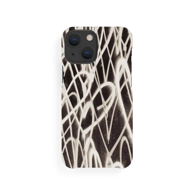 A Good Green Magenta Case für Apple iPhone 13 Mini Black White