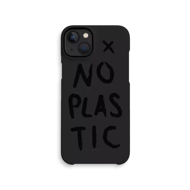 agood Back Case No plastic iPhone 14 Plus Charcoal Black