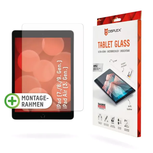 Displex Tablet Glass iPad (7/8/9th Gen./Air 3th Gen.) Transparent