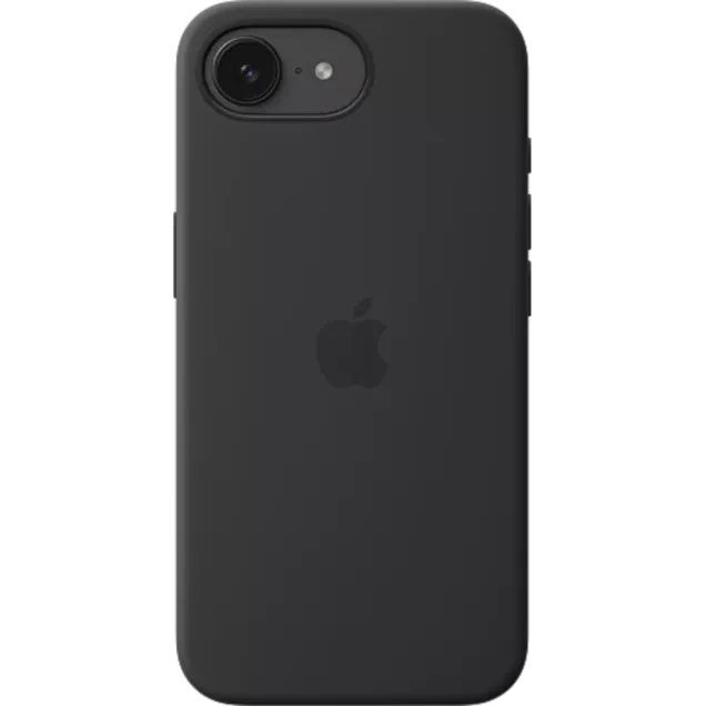 Apple Silikon Case iPhone 16e Schwarz