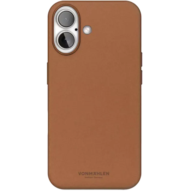 Vonmählen Like Leather Case iPhone 16 Plus Brown