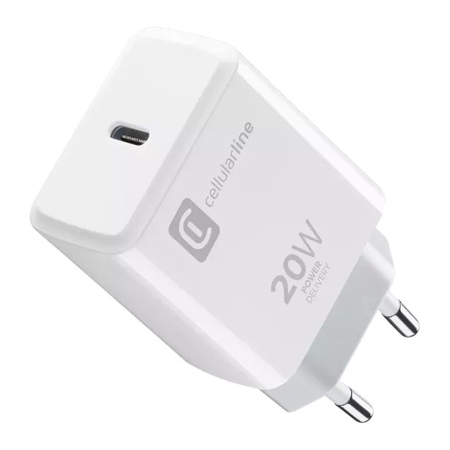 Cellularline USB Typ-C Travel Charger 20W Weiß