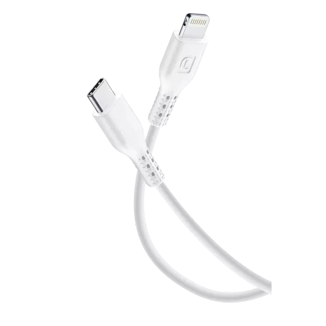 Cellularline Power Data Cable 1,2 m USB Typ-C/ Lightning Weiß
