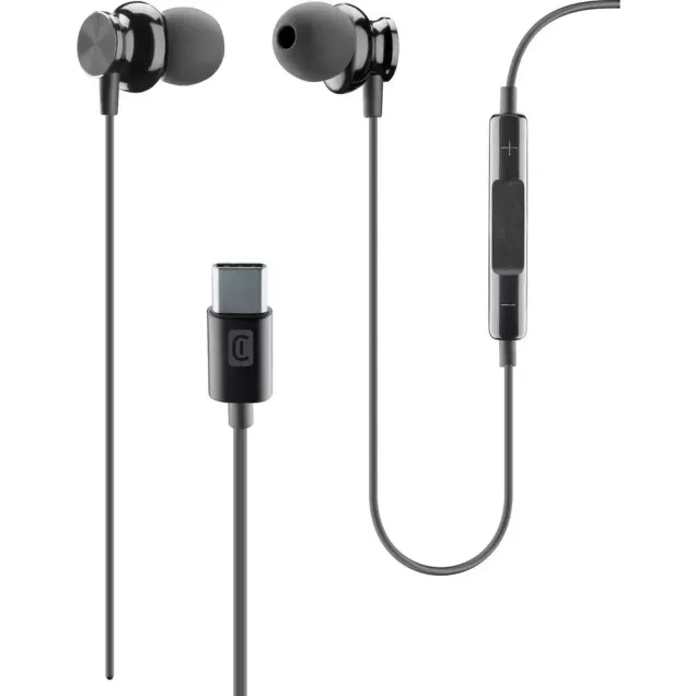 Cellularline Earphones Sparrow Typ-C Schwarz