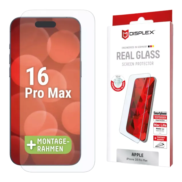 Displex Real Glass iPhone 16 Pro Max Transparent