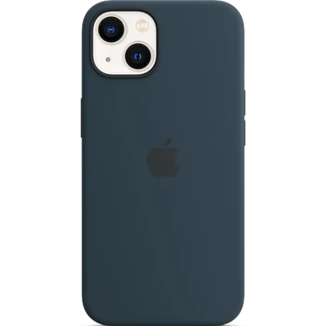 Apple Silikon Case iPhone 13 Abyssblau