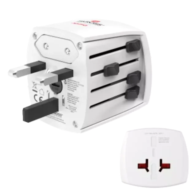 Hama Weltreiseadapter "MUV Micro", 2-polig Weiß