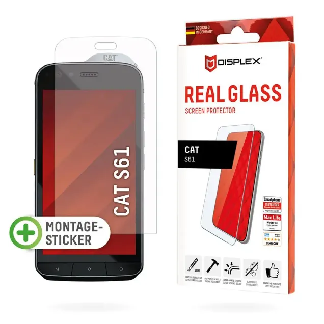 Displex Real Glass CAT S61 Transparent