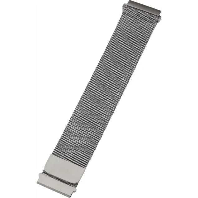 Peter Jäckel Armband 22mm Milanaise Silber