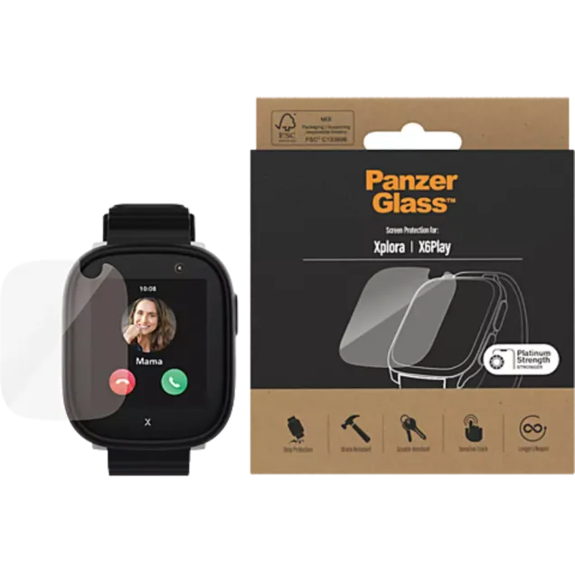 PanzerGlass Displayschutz Xplay 6 Kids Watch Transparent
