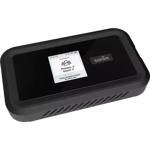 Sonim Zenith H100 4G Mobile Hotspot Schwarz