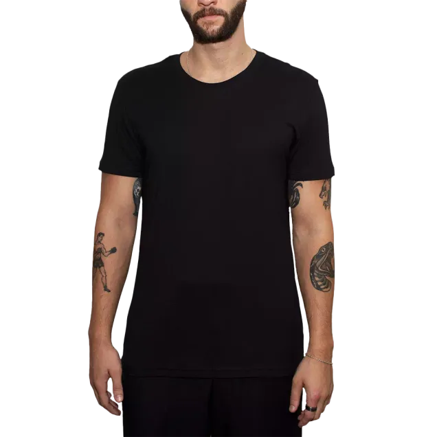 agood T-Shirt Crew Neck Men S Schwarz