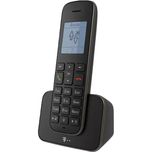 Telekom Sinus 207 Schnurloses Analog-Telefon Schwarz
