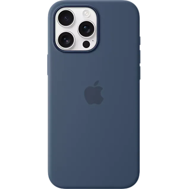 Apple Silikon Case iPhone 16 Pro Max Denim