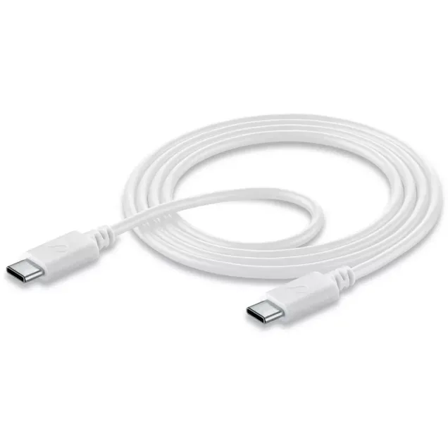 Cellularline Power Data Cable 1,2 m USB Typ-C/ Typ-C Weiß