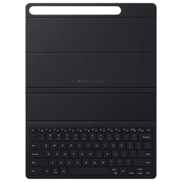 Samsung Galaxy Tab S9+ Book Cover Keyboard Slim Schwarz