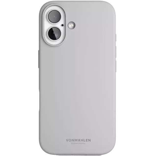 Vonmählen Soft Silicone Case iPhone 16 Light gray