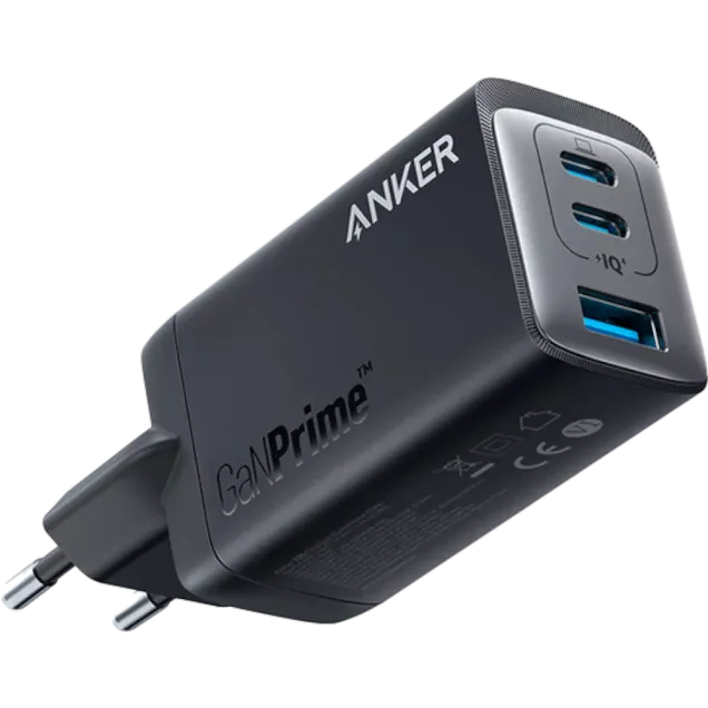 Anker 735 GaN III Prime 3-Port 65W Charger Schwarz