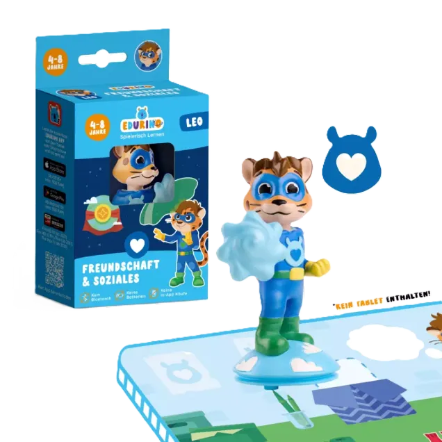 Edurino Lernfigur Edurino Hero Leo - Freundschaft und Soziales Bunt