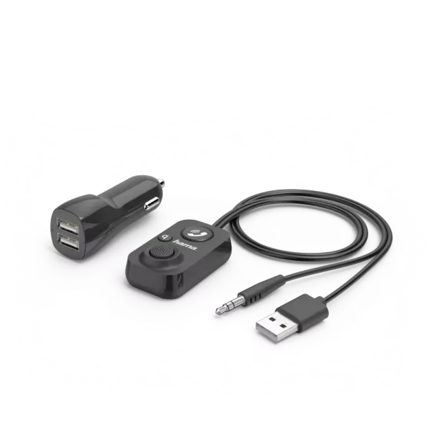Hama Bluetooth®-Freisprecheinrichtung für Kfz mit AUX-In Schwarz