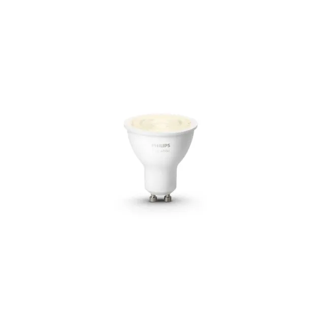 Philips Hue White GU10 Einzelpack 1x400lm Weiß