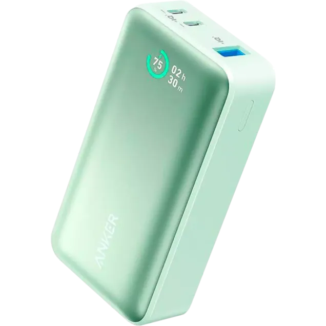 Anker 545 Nano Power Bank 10000mAh, PD 30W Grün