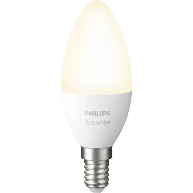 Philips Hue White E14 Einzelpack Weiß