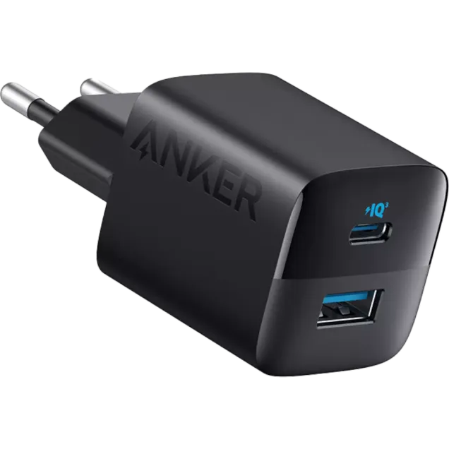 Anker 323 Dual-Port 33W Charger Schwarz