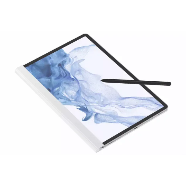 Samsung Galaxy Tab S8 Plus/S7/S7 FE Note View Cover Weiß