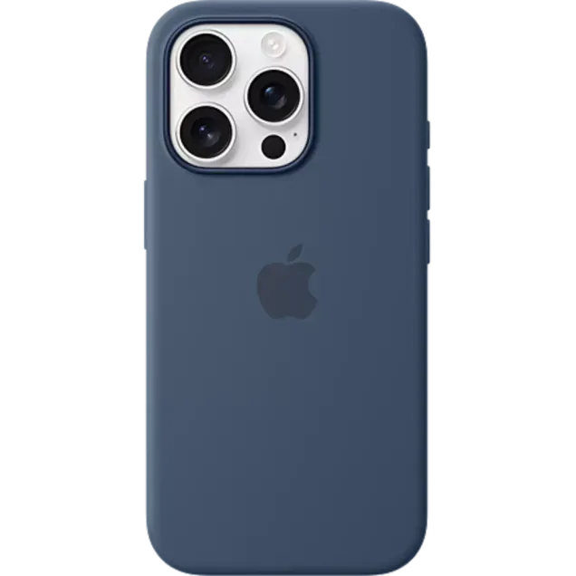 Apple Silikon Case iPhone 16 Pro Denim