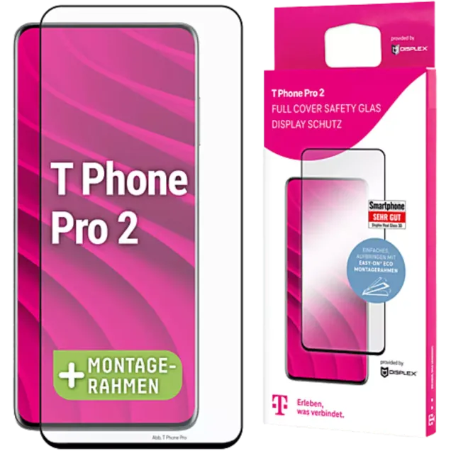 Displex Full Screen Glas Telekom T Phone Pro 2 Transparent