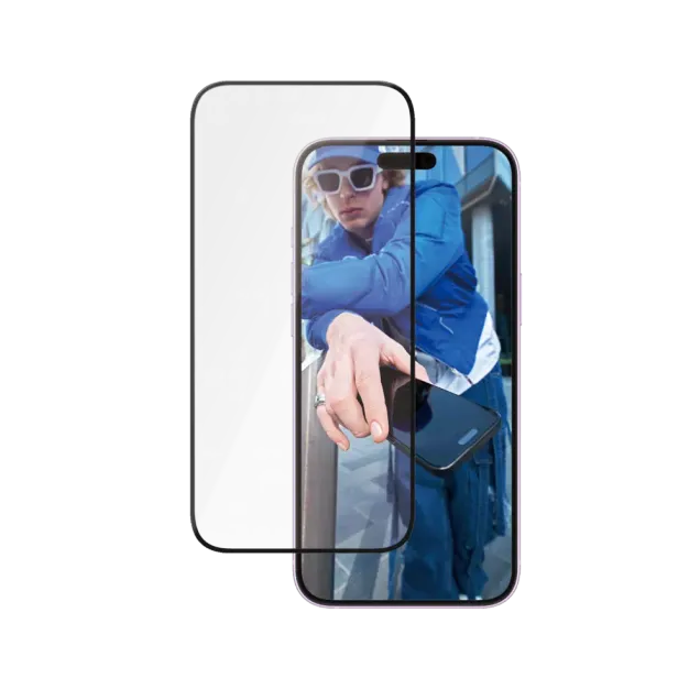 PanzerGlass® Ceramic Displayschutz iPhone 16 Plus | 15 Plus | Ultra-Wide Fit Transparent