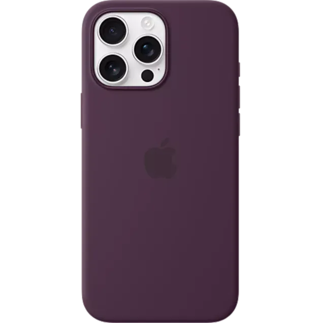 Apple Silikon Case iPhone 16 Pro Max Pflaume