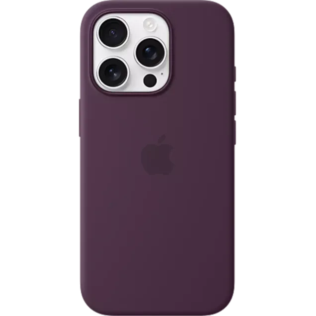 Apple Silikon Case iPhone 16 Pro Pflaume