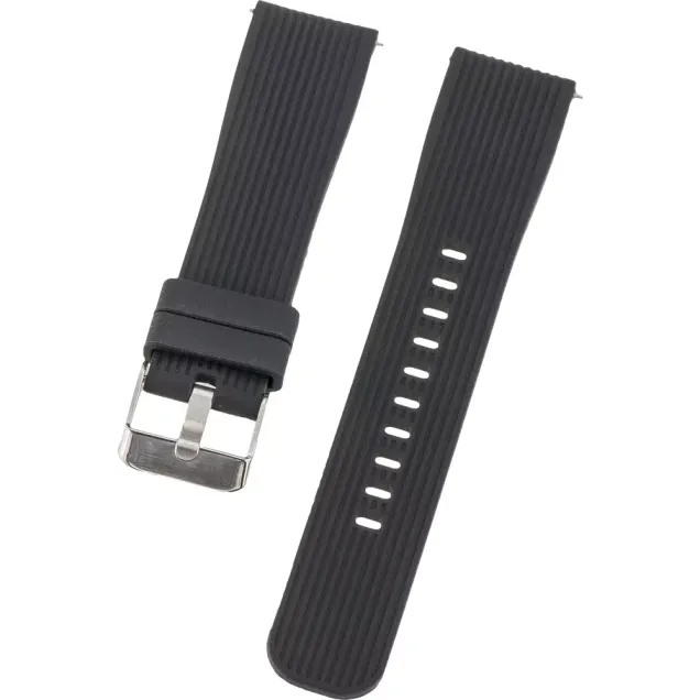 Peter Jäckel Armband 20mm Single Silicon Schwarz