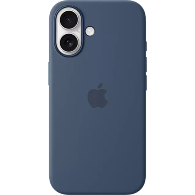 Apple Silikon Case iPhone 16 Denim