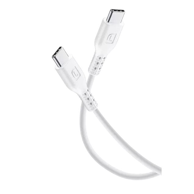 Cellularline Power Data Cable 1,2 m USB Typ-C/ Typ-C Weiß