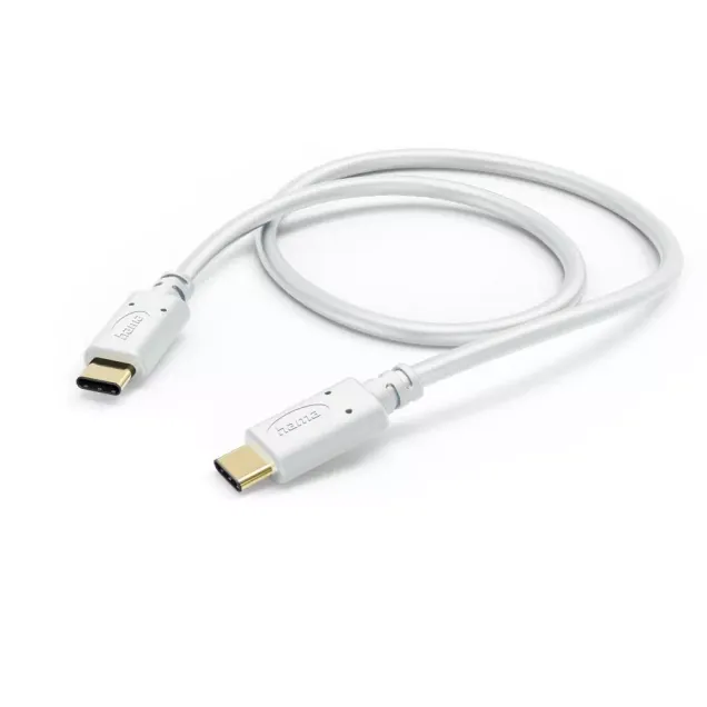 Hama USB-Kabel USB-2.0 USB-C - USB-C verg. Weiß