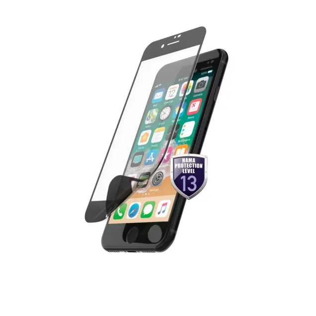 Hama Flexibler Displayschutz Hiflex Eco Full-Cover iPhone 7/8/SE(2020)/SE(2022) Transparent