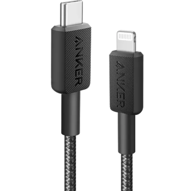 Anker USB-C auf Lightning Kabel 180cm Schwarz
