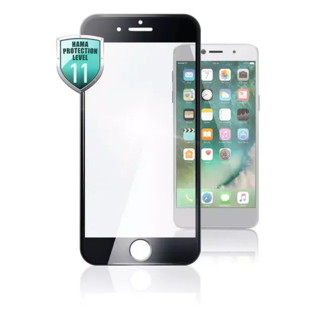 Hama 3D-Full-Screen-Schutzglas iPhone 6 Plus/6s Plus/7 Plus/8 Plus Schwarz
