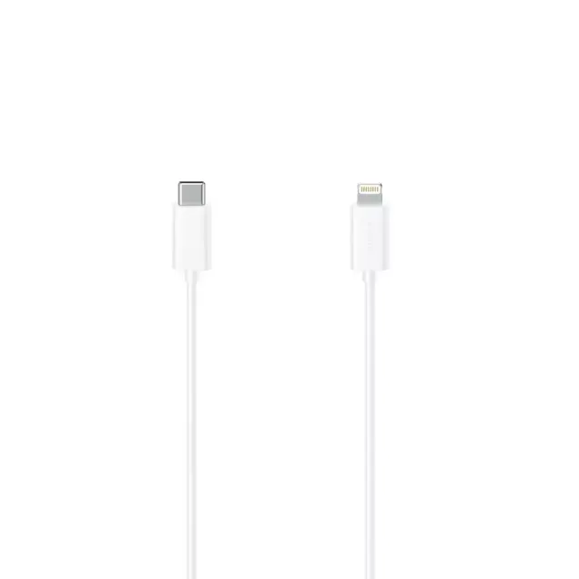 Hama USB-Kabel USB-C Apple iPhone/iPad mit Lightning Connector USB 2.0 Weiß