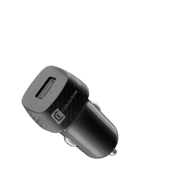 Cellularline S.p.A. USB Car Charger 12W Schwarz