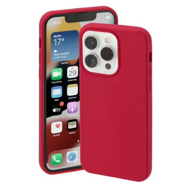 Hama Cover Finest Feel Apple iPhone 14 Pro Rot
