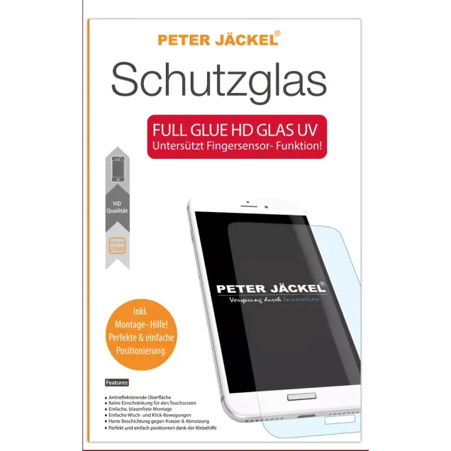 Peter Jäckel PETER JÄCKEL FULL DISPLAY HD Glass FULL GLUE für Apple iPhone 13 Mini