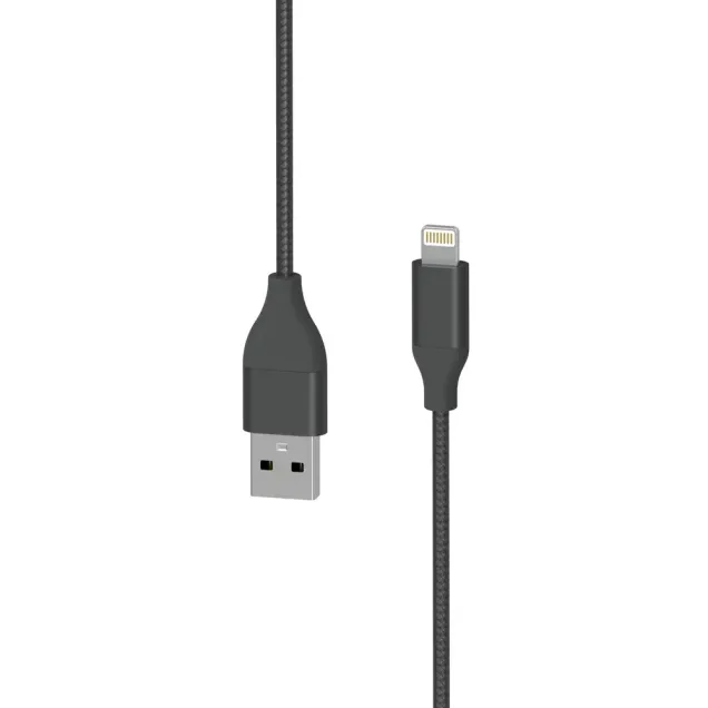XLayer Kabel PREMIUM Metallic USB to Lightning 1.5 m Schwarz