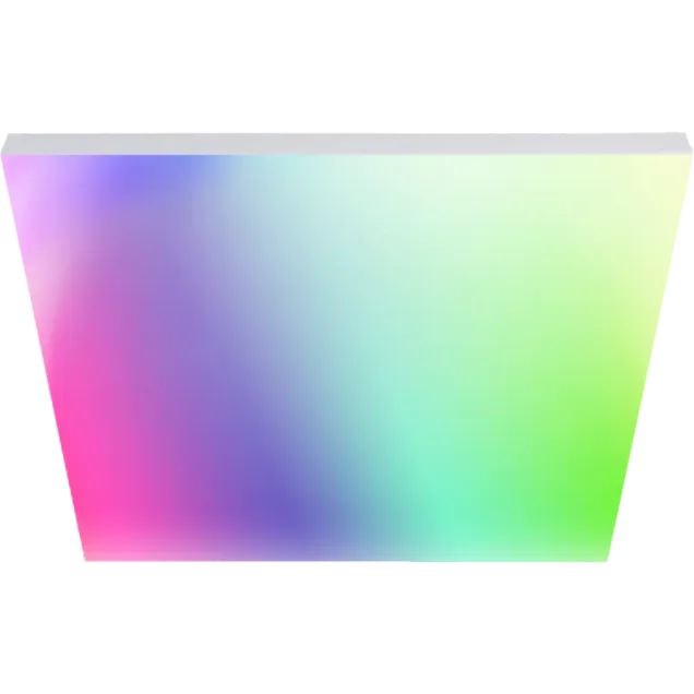 tint LED-Panel Aris, white+color, 45x45, Weiß