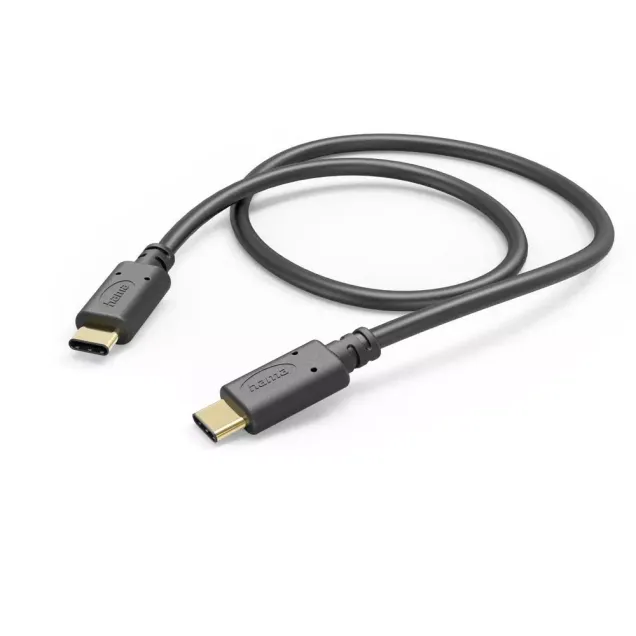 Hama Ladekabel USB-C - USB-C 1,5 m Schwarz